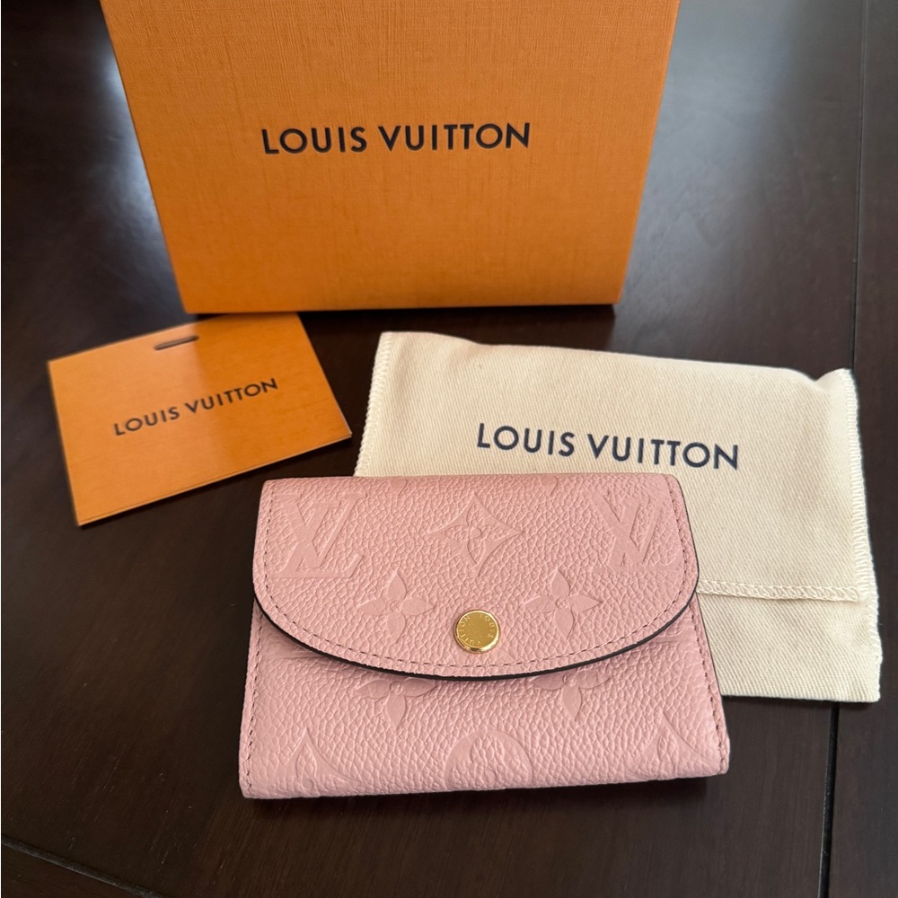 Louis Vuitton Pink Empreinte Rosalie Coin Purse